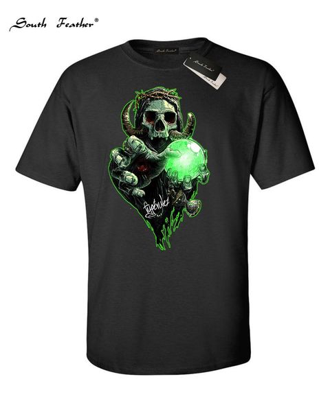 men's t-shirts south feather men casual t-shirt devil hell skull short sleeve printed cool fashion tee, White;black
men's t-shirts south feather men casual t-shirt devil hell skull short sleeve printed cool fashion tee, White;black