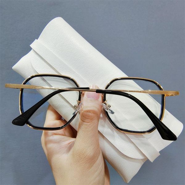 sunglasses 2021 anti blue light glasses classic metal frame oversized eyeglasses for women&men office blocking clear computer, White;black
sunglasses 2021 anti blue light glasses classic metal frame oversized eyeglasses for women&men office blocking clear computer, White;black