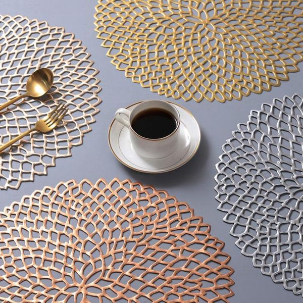 mats & pads pvc plastic hollow placemat for dining table heat insulation non slip round bowl home decor
mats & pads pvc plastic hollow placemat for dining table heat insulation non slip round bowl home decor