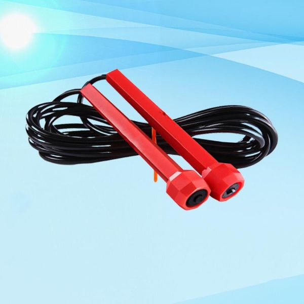 jump ropes wear-resistant handle skipping rope sporting fitness equipment (red) 
jump ropes wear-resistant handle skipping rope sporting fitness equipment (red)