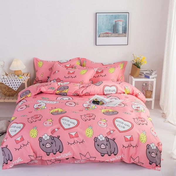 bedding sets set 4 pieces pink duvet cover piggy and heart pattern girly style bedclothes include bed sheet pillowcase comforter oceania
bedding sets set 4 pieces pink duvet cover piggy and heart pattern girly style bedclothes include bed sheet pillowcase comforter oceania