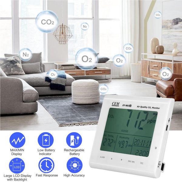 gas analyzers carbon dioxide detector high precision co2 concentration monitor deskindoor air quality tester lcd display
gas analyzers carbon dioxide detector high precision co2 concentration monitor deskindoor air quality tester lcd display