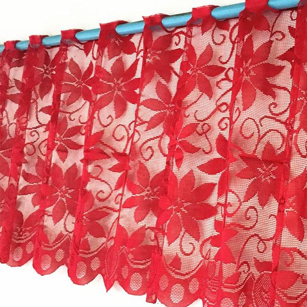 curtain & drapes 1pc europe red lace window tulle curtains for living room kitchen modern treatments voile christmas decor
curtain & drapes 1pc europe red lace window tulle curtains for living room kitchen modern treatments voile christmas decor