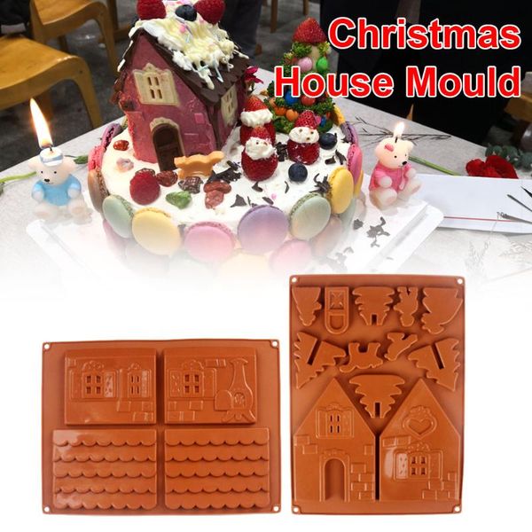 baking & pastry tools diy christmas house chocolate mold gingerbread silicone cake biscuit tool fondant for party decoration
baking & pastry tools diy christmas house chocolate mold gingerbread silicone cake biscuit tool fondant for party decoration