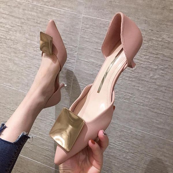 dress shoes square metal sheet d'orsay pumps women pointed toe candy pink thin high heels summer ol ladies cutout party 2021, Black
dress shoes square metal sheet d'orsay pumps women pointed toe candy pink thin high heels summer ol ladies cutout party 2021, Black