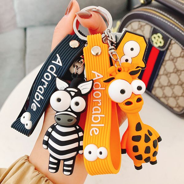 2021 cartoon pop-eyed lion doll keychains pop-eyed zebra cute car key chain car bag pendant student ins key rings pendant, Silver
2021 cartoon pop-eyed lion doll keychains pop-eyed zebra cute car key chain car bag pendant student ins key rings pendant, Silver