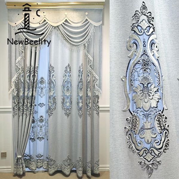 curtain & drapes european style curtains for living dining room bedroom gray light luxury embroidered high-end villas french window
curtain & drapes european style curtains for living dining room bedroom gray light luxury embroidered high-end villas french window