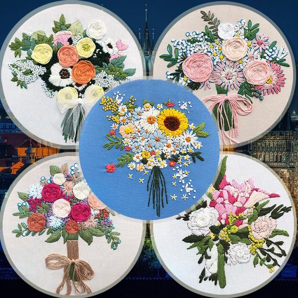 embroidery kits beginner holding flowers wedding embroidery kits cross stitch with hoops ribbon hand craft
embroidery kits beginner holding flowers wedding embroidery kits cross stitch with hoops ribbon hand craft