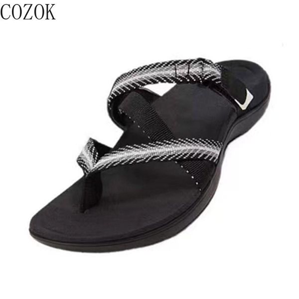 fashion women's slippers color matching casual versatile personalized buckle design trend simple flip-flops women's slippers, Black
fashion women's slippers color matching casual versatile personalized buckle design trend simple flip-flops women's slippers, Black