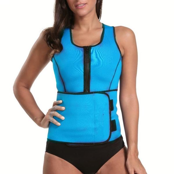 women's shapers women neoprene body shaper waist support brace trimmer trainer slimming belt running fitness adjustable corset tanks, Black;white
women's shapers women neoprene body shaper waist support brace trimmer trainer slimming belt running fitness adjustable corset tanks, Black;white