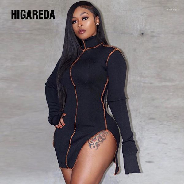 long sleeve slit bodycon mini dress autumn winter women fashion streetwear outfits club wear sundress casual dresses, Black;gray
long sleeve slit bodycon mini dress autumn winter women fashion streetwear outfits club wear sundress casual dresses, Black;gray