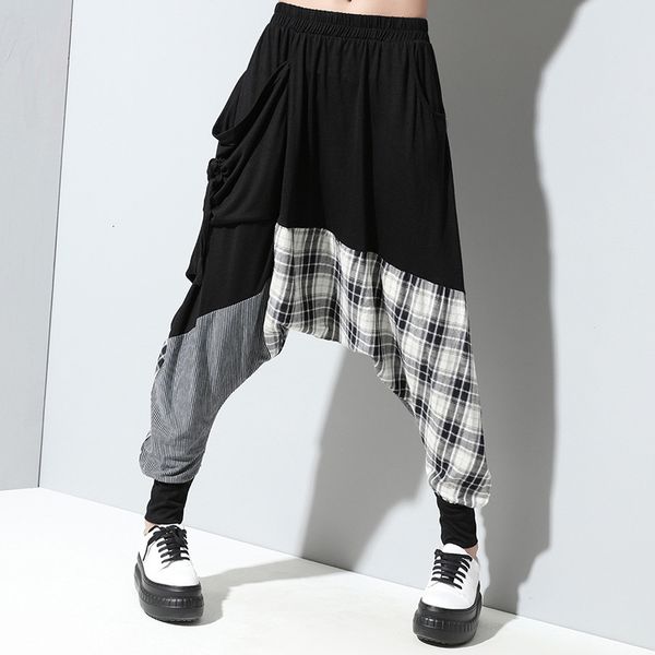 pants trousers 9801 personalized spring and summer hanging crotch splicing harem fashion women's large loose thin casual, Black;white
pants trousers 9801 personalized spring and summer hanging crotch splicing harem fashion women's large loose thin casual, Black;white