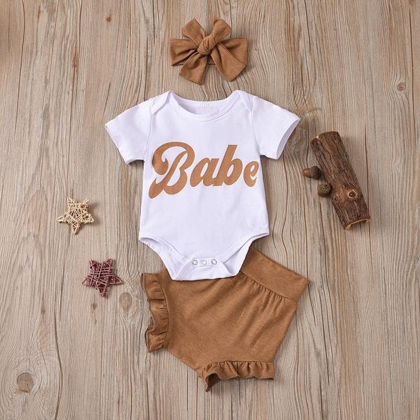clothing sets born infant baby girls letter print clothes romper pants hairband outfits set baby's spring tracksuit, White
clothing sets born infant baby girls letter print clothes romper pants hairband outfits set baby's spring tracksuit, White