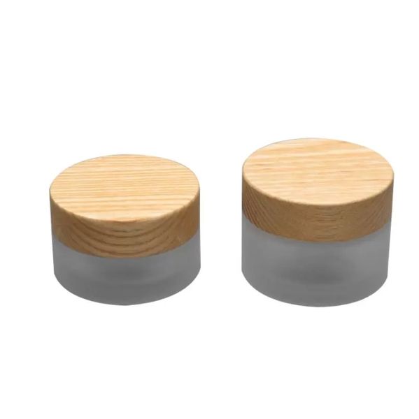 2022 30g empty glass cream jar with bamboo lid.50g cosmetics packaging container with wooden cover
2022 30g empty glass cream jar with bamboo lid.50g cosmetics packaging container with wooden cover