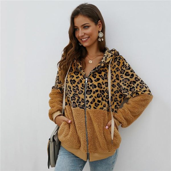 women's jackets leopard print coats and women long sleeve hooded loose outwear ladies autumn winter dames veste femme streetwear, Black;brown
women's jackets leopard print coats and women long sleeve hooded loose outwear ladies autumn winter dames veste femme streetwear, Black;brown