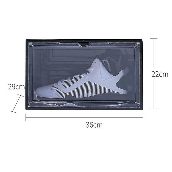 thickened dustproof basketball display shoe cabinet side open magnetic suction transparent shoe box sneaker storage shoes box
thickened dustproof basketball display shoe cabinet side open magnetic suction transparent shoe box sneaker storage shoes box