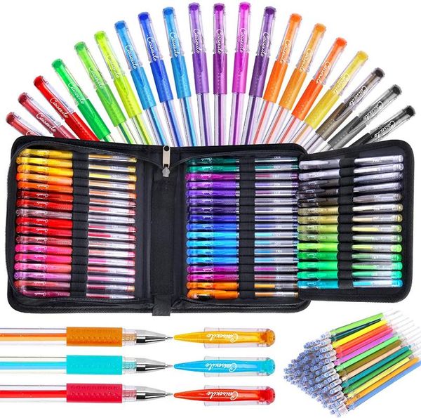 gel pens glitter pen for coloring books,96 pack artist marker 48 colored with 50% more ink kids drawing
gel pens glitter pen for coloring books,96 pack artist marker 48 colored with 50% more ink kids drawing