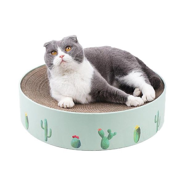 cat toys curved scratcher toy claw grinder protect sofa bowl-shaped kennel cactus pattern corrugated paper board pet
cat toys curved scratcher toy claw grinder protect sofa bowl-shaped kennel cactus pattern corrugated paper board pet