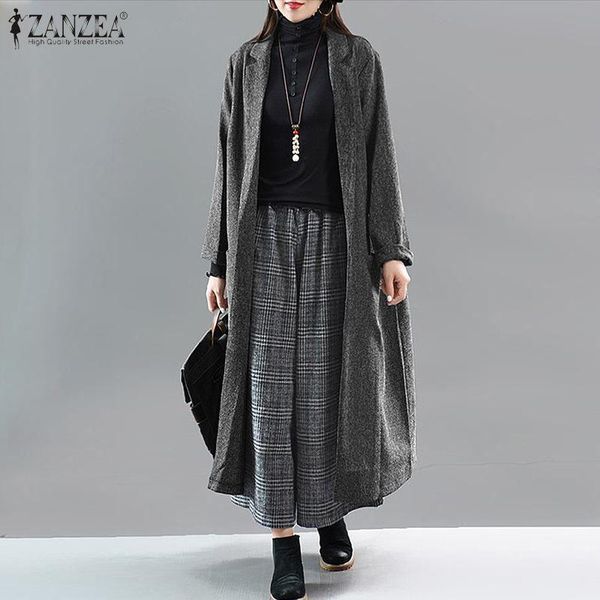 women's trench coats 2021 jackets coat fashion lady lapel windbreakers zanzea winter female midi cardigan plus size 5xl casual solid ou, Tan;black
women's trench coats 2021 jackets coat fashion lady lapel windbreakers zanzea winter female midi cardigan plus size 5xl casual solid ou, Tan;black