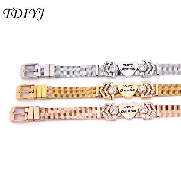 charm bracelets tdiyj stainless steel keeper bracelet with chevron cut out bezel solitaire merry christmas slide charms rubber ser as gi, Golden;silver 
charm bracelets tdiyj stainless steel keeper bracelet with chevron cut out bezel solitaire merry christmas slide charms rubber ser as gi, Golden;silver