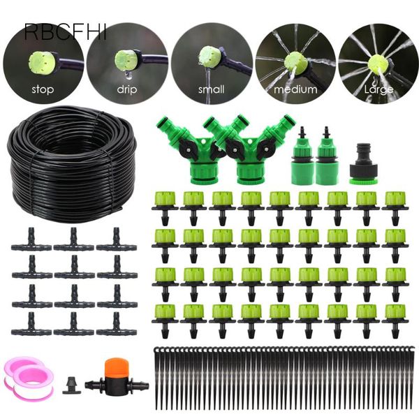 watering equipments rbcfhl 5-50m diy automatic micro drip irrigation system garden 8 hole spray self with adjustable green dripper kit
watering equipments rbcfhl 5-50m diy automatic micro drip irrigation system garden 8 hole spray self with adjustable green dripper kit
