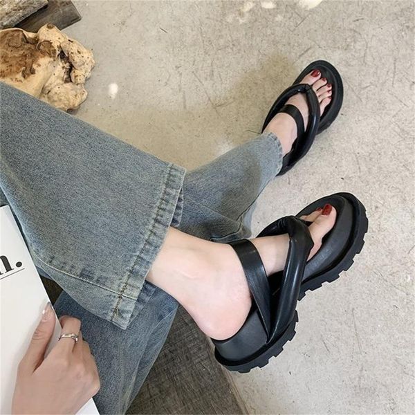 slippers summer style flip-flops women's sandals fashion outside wear thick-soled beach shoes women, Black
slippers summer style flip-flops women's sandals fashion outside wear thick-soled beach shoes women, Black