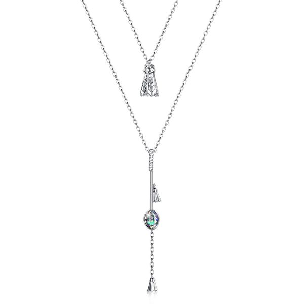 zemior 925 sterling silver necklace unique badminton irregular crystal pendant long tassels women chains fine jewelry 2021
zemior 925 sterling silver necklace unique badminton irregular crystal pendant long tassels women chains fine jewelry 2021