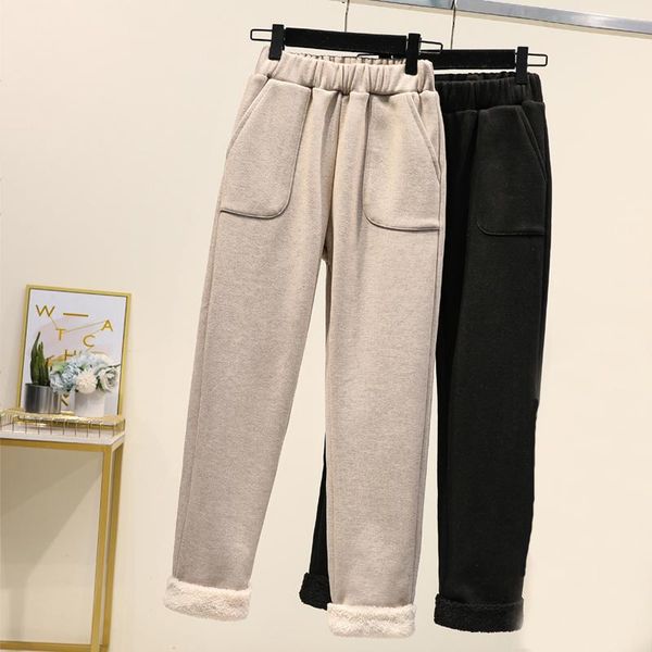 women's pants & capris and winter clothes fat sister fashion leisure temperament age reduction slim versatile straight women, Black;white
women's pants & capris and winter clothes fat sister fashion leisure temperament age reduction slim versatile straight women, Black;white