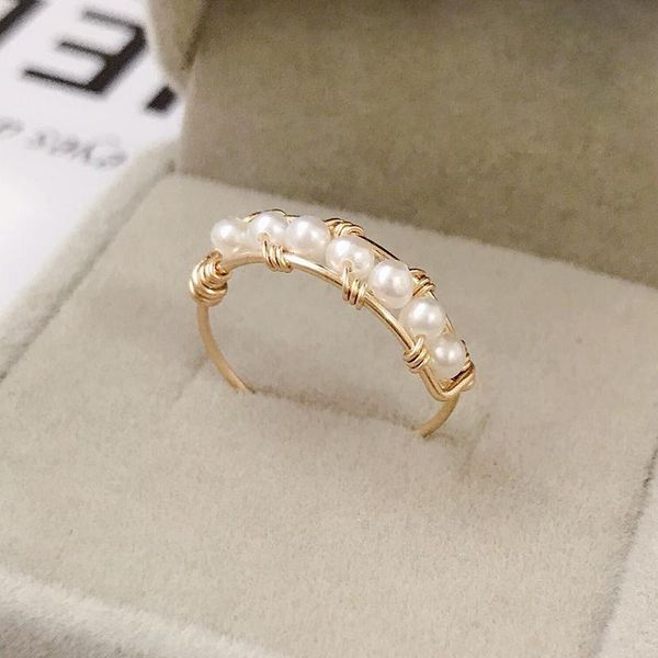 cluster rings 3mm handmade natural freshwater pearl custom gold filled jewelry knuckle mujer boho bague femme minimalism anelli, Golden;silver
cluster rings 3mm handmade natural freshwater pearl custom gold filled jewelry knuckle mujer boho bague femme minimalism anelli, Golden;silver