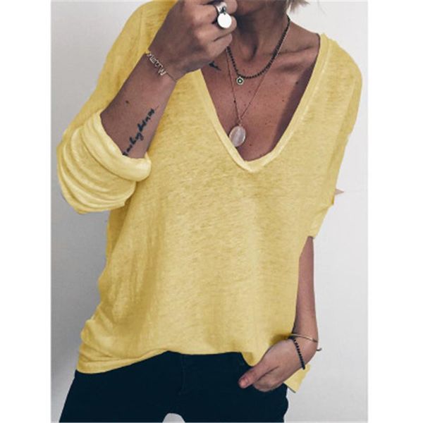 thin t-shirts long sleeves tees casual loose designer female womens section tshirt fashion color summer v-neck new solid jtkkx, Black
thin t-shirts long sleeves tees casual loose designer female womens section tshirt fashion color summer v-neck new solid jtkkx, Black