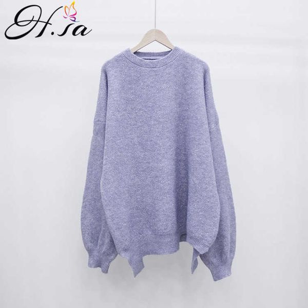 h.sa casual oversized striped sweater women irregular hem long sleeve loose pullover winter knitted ladies jumper yellow jumper 210716, White;black
h.sa casual oversized striped sweater women irregular hem long sleeve loose pullover winter knitted ladies jumper yellow jumper 210716, White;black