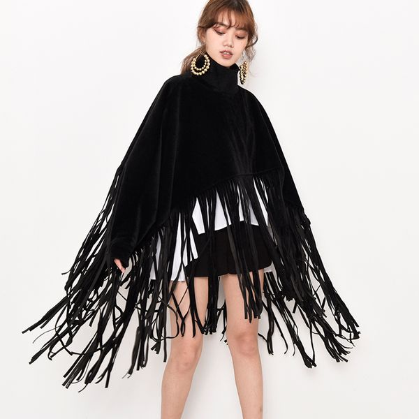 streetwear batwing sleeve faux mink cashmere 2021 spring new jacket women overcoat turtleneck european trend cloak coats, Black;brown
streetwear batwing sleeve faux mink cashmere 2021 spring new jacket women overcoat turtleneck european trend cloak coats, Black;brown