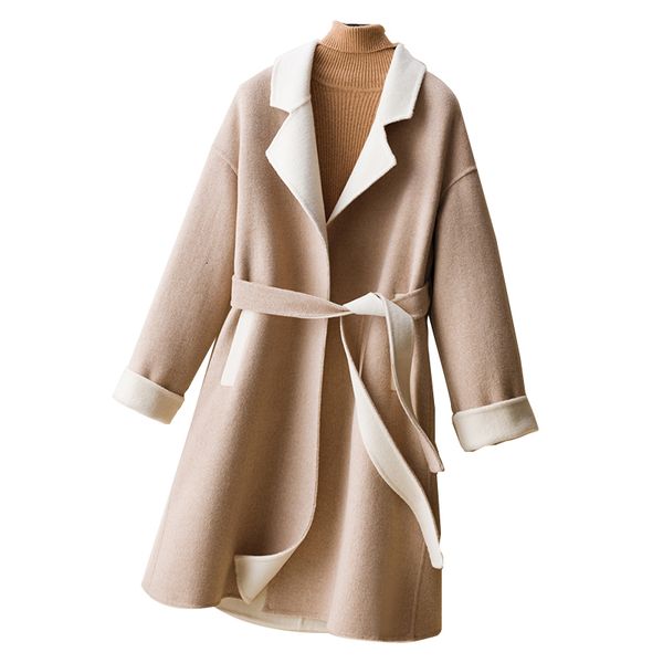 2021 thick cardigan women sleeve warm ladies 100% merino wool autumn winter overcoat long jacket coats the new fashion 9e98, Black
2021 thick cardigan women sleeve warm ladies 100% merino wool autumn winter overcoat long jacket coats the new fashion 9e98, Black