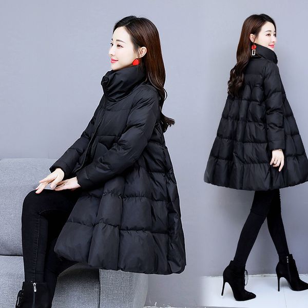 2021 new parkas jacket women zipper cloak down cotton padded jackets outerwear large size winter cotton-padded coat, Black;brown
2021 new parkas jacket women zipper cloak down cotton padded jackets outerwear large size winter cotton-padded coat, Black;brown