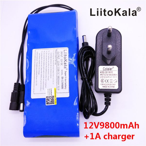 hk liitokala 12v 9800mah 18650 dc 12v 12.6v super rechargeable pack eu/us plug adaptor for cctv camera video battery portable
hk liitokala 12v 9800mah 18650 dc 12v 12.6v super rechargeable pack eu/us plug adaptor for cctv camera video battery portable