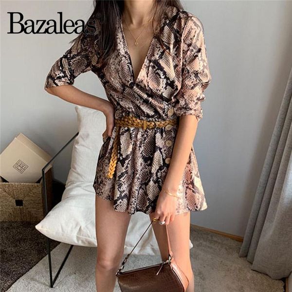 women's jumpsuits & rompers bazaleas long sleeve playsuits side buttons casual snake print v neck bodysuit, Black;white
women's jumpsuits & rompers bazaleas long sleeve playsuits side buttons casual snake print v neck bodysuit, Black;white