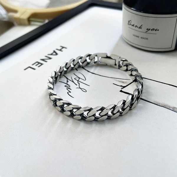 link, chain men's tide three-dimensional bracelet titanium steel cuban for male ins hip-hop niche design thick couple brand, Black
link, chain men's tide three-dimensional bracelet titanium steel cuban for male ins hip-hop niche design thick couple brand, Black