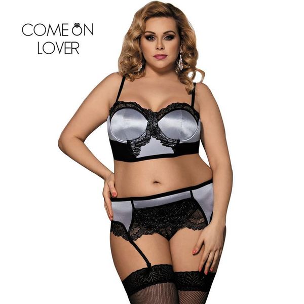 bras sets comeonlover woman bra set underwear mesh microfiber underwire bra+panty+garter lingerie plus size bar ri80093, Red;black
bras sets comeonlover woman bra set underwear mesh microfiber underwire bra+panty+garter lingerie plus size bar ri80093, Red;black