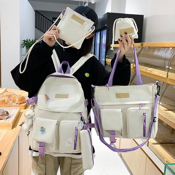 muyogrt 5 piece set high school backpack bags for teenage girls 2021 canvas travel backpack women bookbag teen student schoolbag
muyogrt 5 piece set high school backpack bags for teenage girls 2021 canvas travel backpack women bookbag teen student schoolbag
