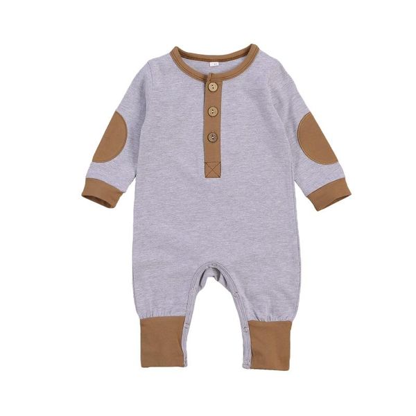 jumpsuits baby born boys girls autumn spring romper long sleeve o neck patchwork button infant toddler cotton rompers 0-18m, Blue
jumpsuits baby born boys girls autumn spring romper long sleeve o neck patchwork button infant toddler cotton rompers 0-18m, Blue