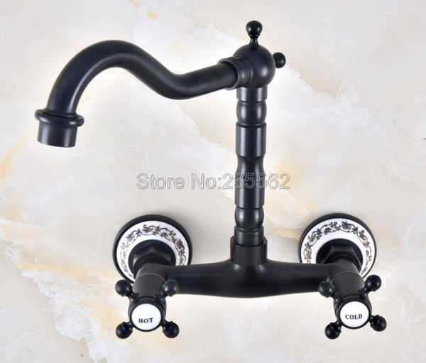 bathroom sink faucets black oil rubbed brass kitchen faucet wall mounted double handle basin cold and mixer tap lnf460
bathroom sink faucets black oil rubbed brass kitchen faucet wall mounted double handle basin cold and mixer tap lnf460