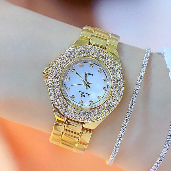 wristwatches women bracelet wrist watch for ladies quartz wristwatch 2021 gold golden rhinestone stainless steel diamond watche, Slivery;brown
wristwatches women bracelet wrist watch for ladies quartz wristwatch 2021 gold golden rhinestone stainless steel diamond watche, Slivery;brown