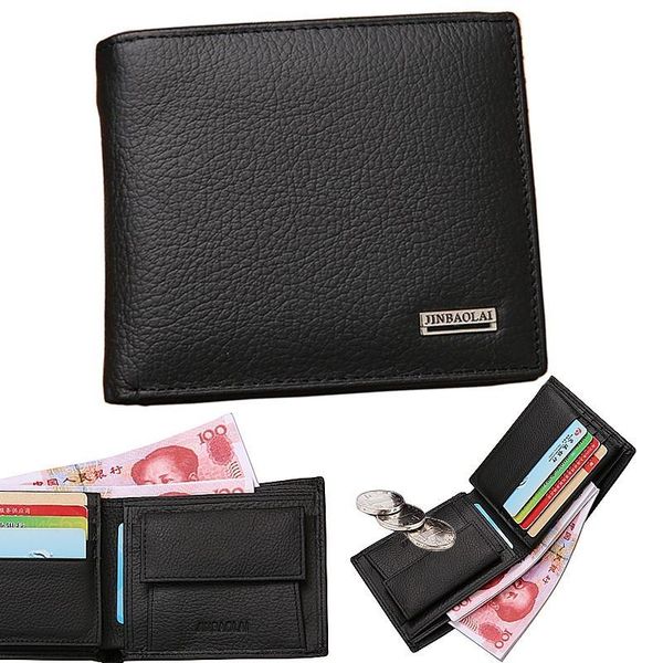wallets super quality genuine leather men's fashion short bifold casual soild color coin pocket purse holder wallet, Red;black
wallets super quality genuine leather men's fashion short bifold casual soild color coin pocket purse holder wallet, Red;black