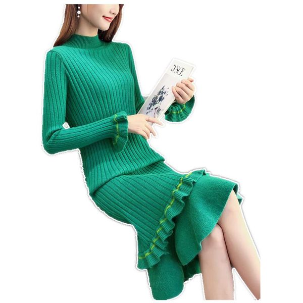 casual dresses plus size 3xl2021 autumn winter turtleneck kintted dress women slim package hip swater, Black;gray
casual dresses plus size 3xl2021 autumn winter turtleneck kintted dress women slim package hip swater, Black;gray