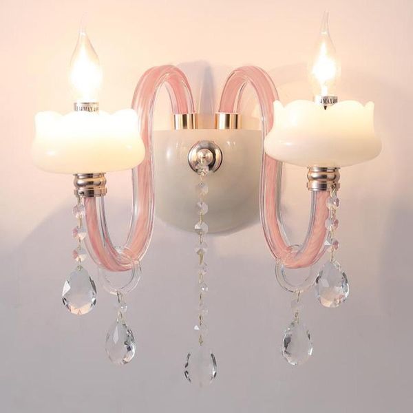 wall lamp european style crystal creative glass candle lights bedroom bedside sconce living room background corridor lamps
wall lamp european style crystal creative glass candle lights bedroom bedside sconce living room background corridor lamps