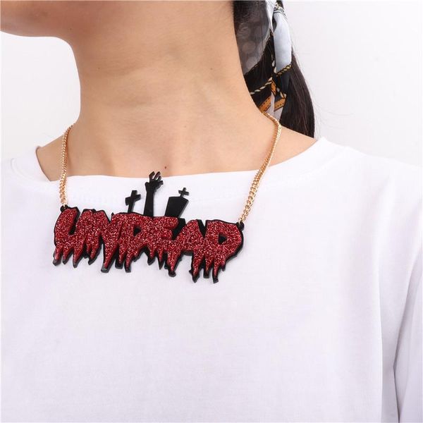 pendant necklaces glitter red purple undead necklace for women acrylic party dance halloween jewelry exaggerate accessories, Silver
pendant necklaces glitter red purple undead necklace for women acrylic party dance halloween jewelry exaggerate accessories, Silver