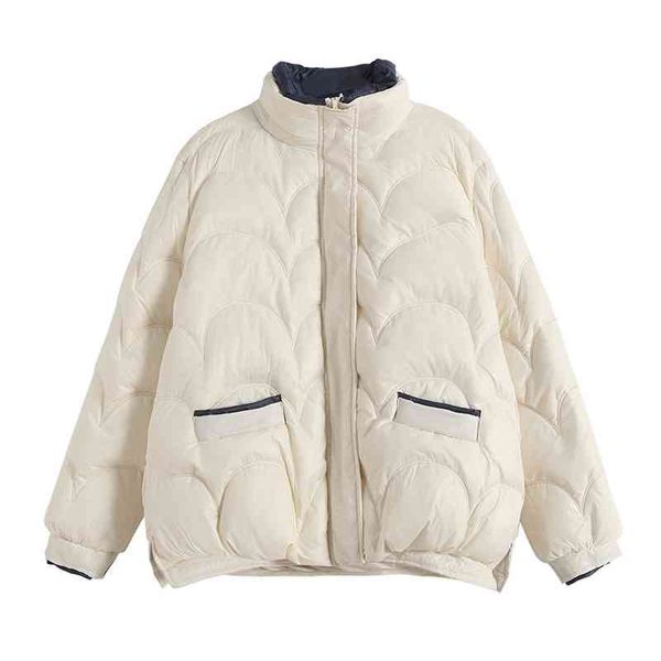 new style street trendsetter round neck loose zipper contrast color leisure down jacket long sleeve cotton, Black
new style street trendsetter round neck loose zipper contrast color leisure down jacket long sleeve cotton, Black