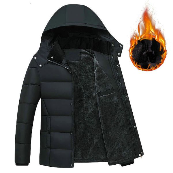 new 2021 men parka outerwear jacket mens military solid thick fleece jackets and coats man winter warm parkas pjvb, Black
new 2021 men parka outerwear jacket mens military solid thick fleece jackets and coats man winter warm parkas pjvb, Black