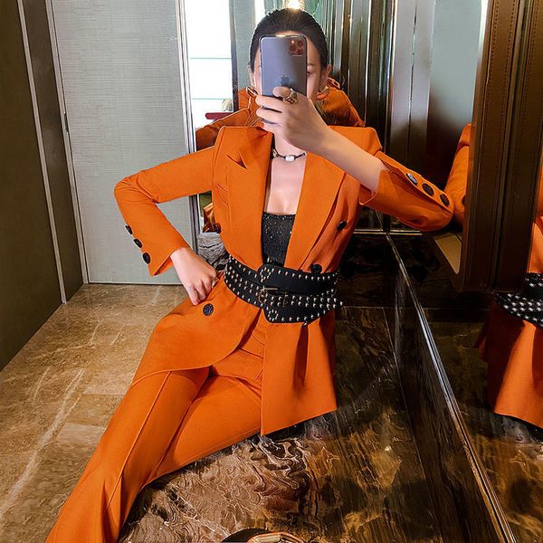 2021 women autumn winter new female solid color fashion suit trousers set two-piece temperament ladies clothing sets a1589irv, White
2021 women autumn winter new female solid color fashion suit trousers set two-piece temperament ladies clothing sets a1589irv, White