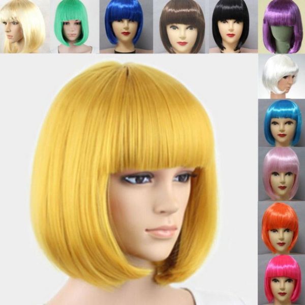 party hats natural synthetic hair cosplay wigs bangs straight short bob wig women stage show supplies
party hats natural synthetic hair cosplay wigs bangs straight short bob wig women stage show supplies